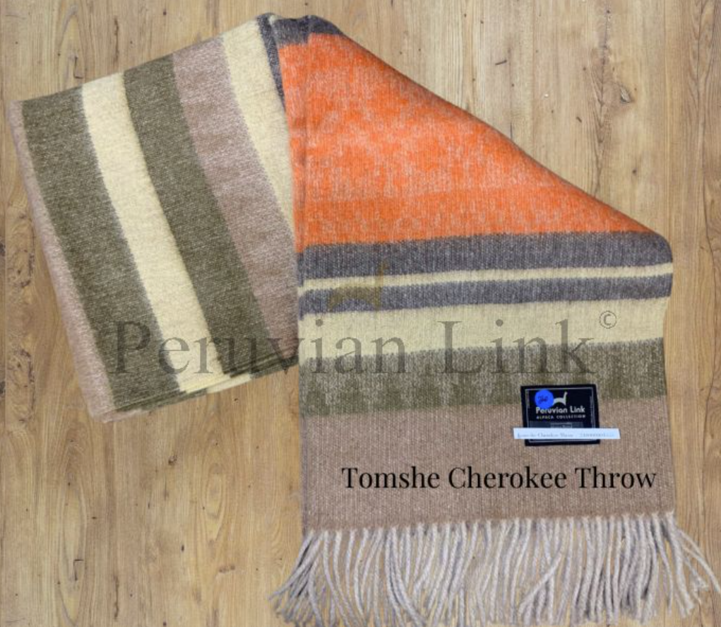 Cherokee Alpaca & Wool Throw Cherokee Alpaca & Wool Throw